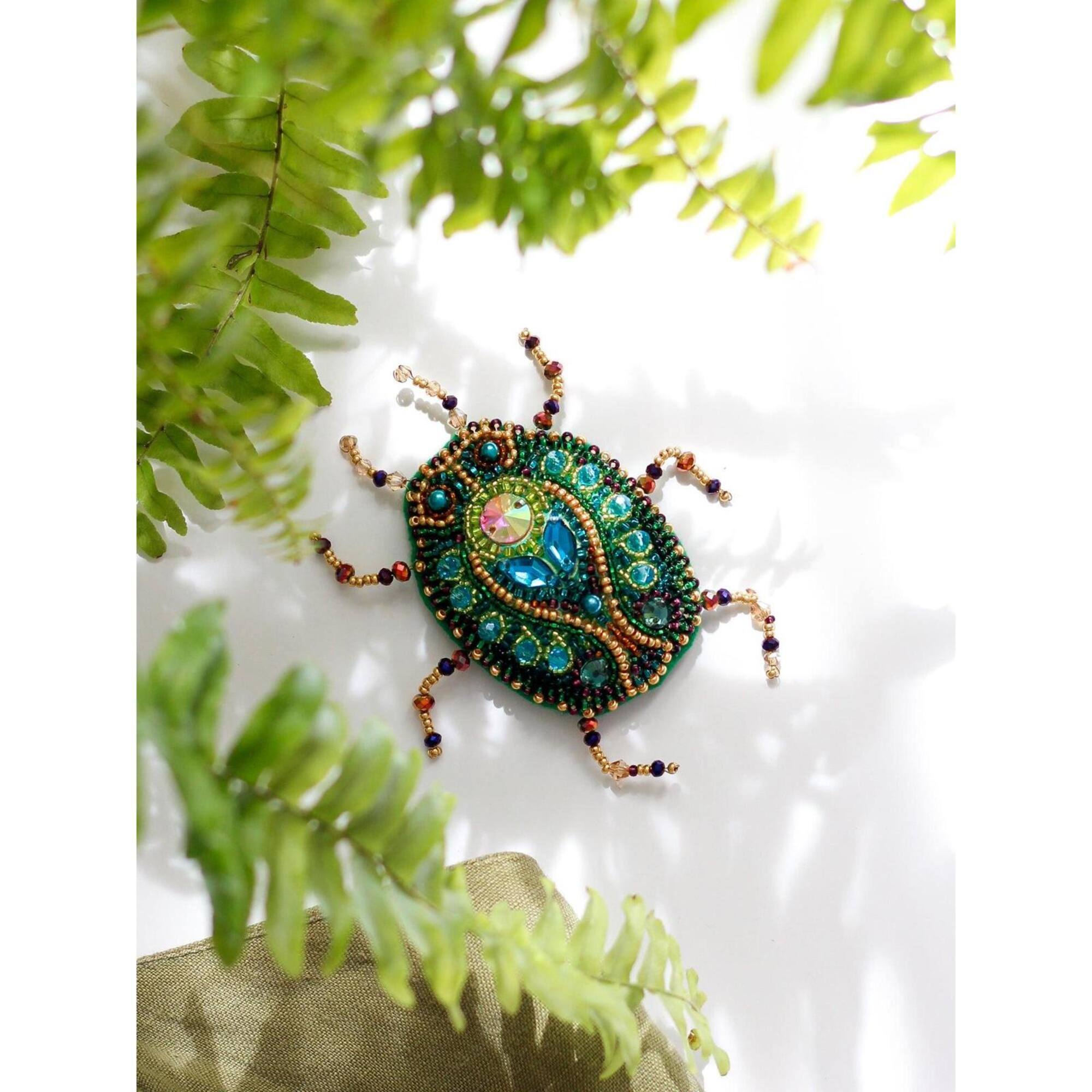 Abris Art Mau-Sit-Sit Bead Embroidery Decoration Kit